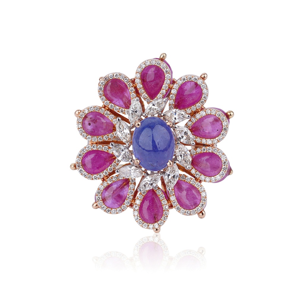 D LADIES RING (14KT)