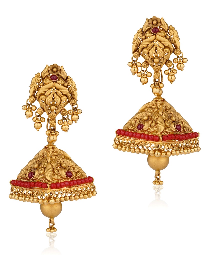 GOLD TEMPLE EARRING