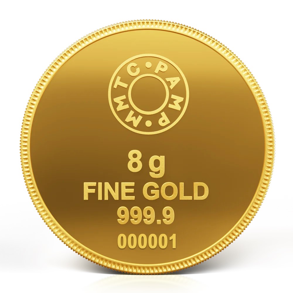 LOTUS (999.9) 0.5 gm Gold Coin
