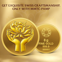 LOTUS (999.9) 0.5 gm Gold Coin