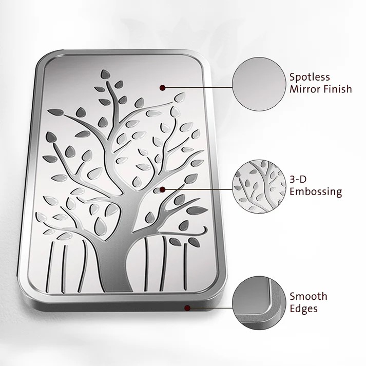 TREE (999.9) 100gm Silver Coin