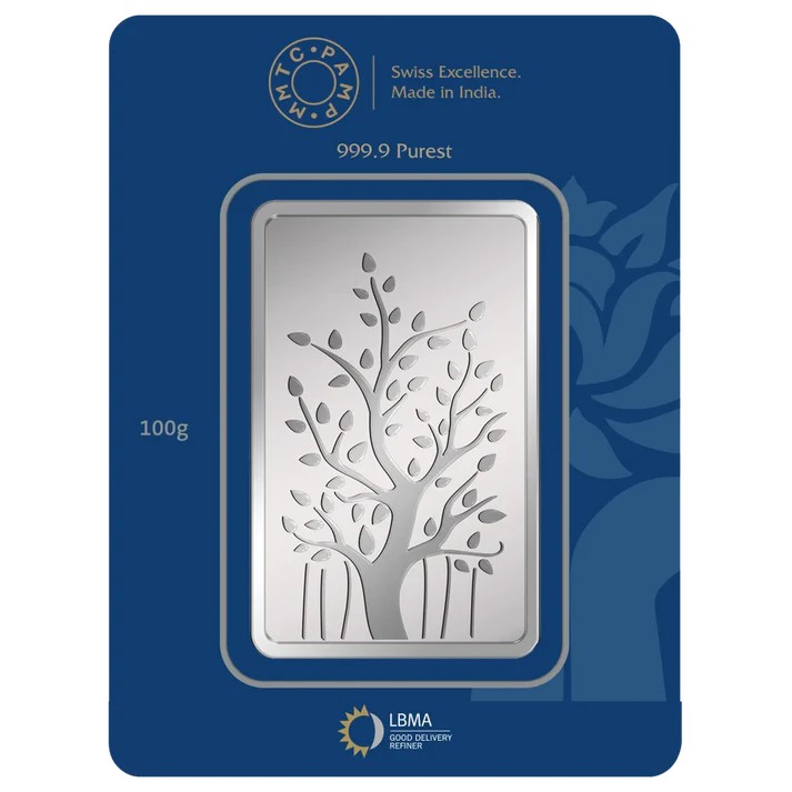 TREE (999.9) 100gm Silver Coin