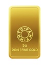 LOTUS (999.9) 5 gm Gold Coin