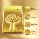 LOTUS (999.9) 100gm Gold Coin