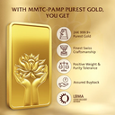 LOTUS (999.9) 100gm Gold Coin