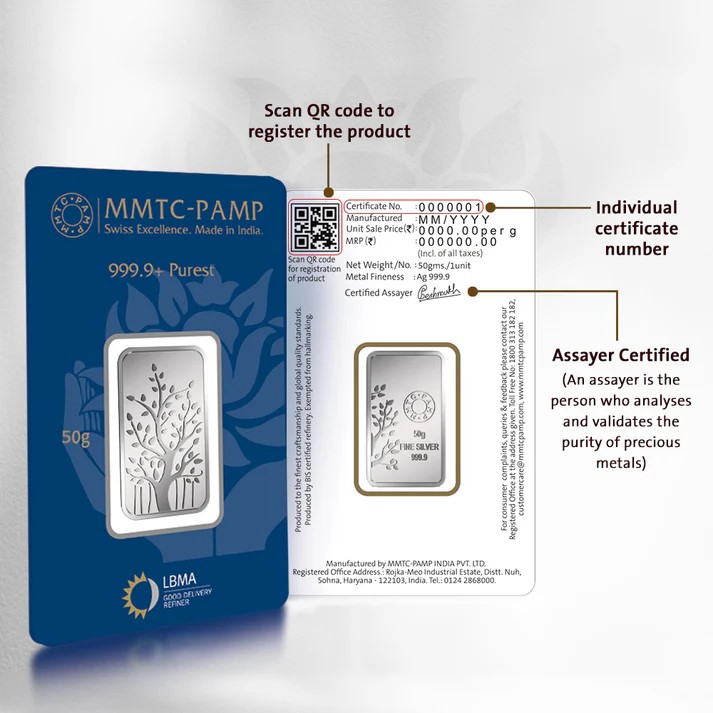 TREE (999.9) 50gm Silver Coin