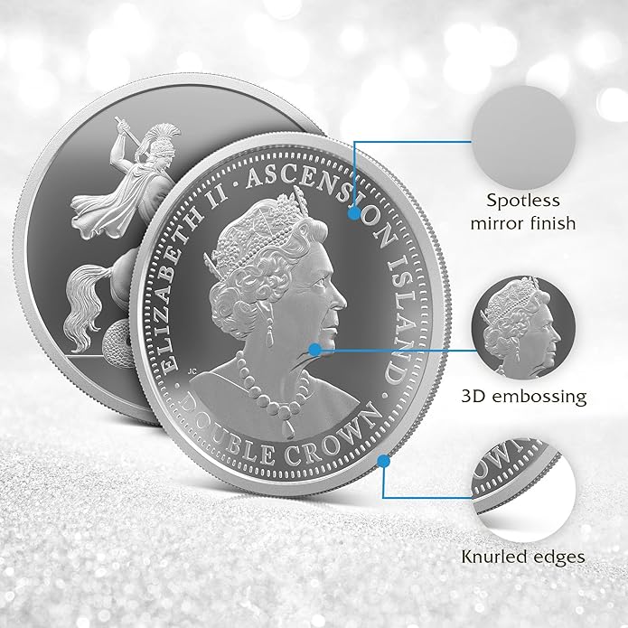MMTC-PAMP Elizabeth II (999.9) 50gm Silver Coin