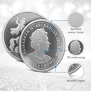 MMTC-PAMP Elizabeth II (999.9) 50gm Silver Coin