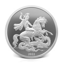 MMTC-PAMP Elizabeth II (999.9) 50gm Silver Coin
