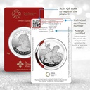 MMTC-PAMP Elizabeth II (999.9) 50gm Silver Coin