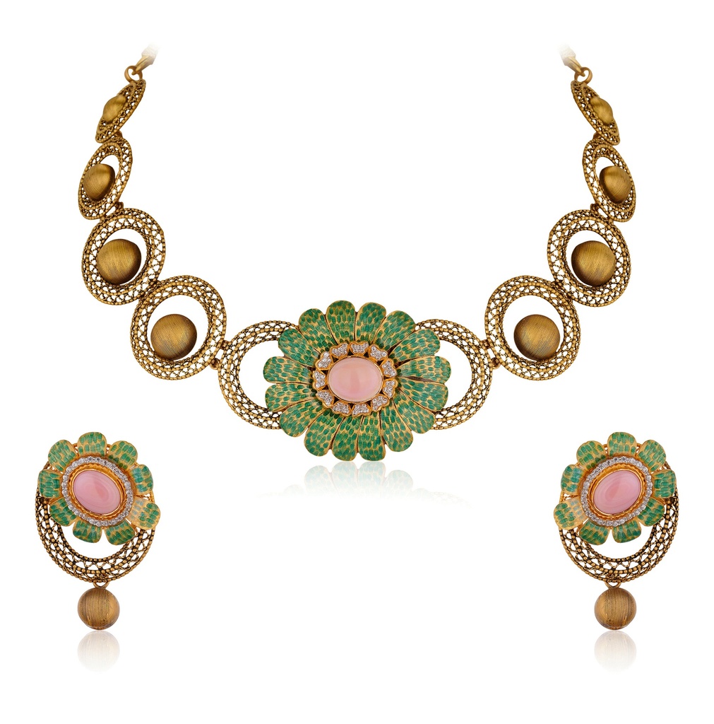 Gold Necklace Set