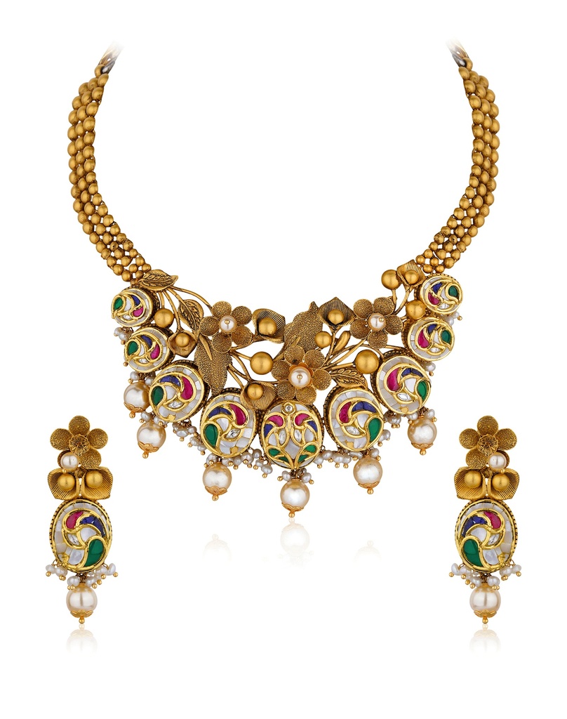 Gold Necklace Set