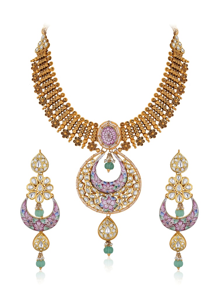 Gold Necklace Set