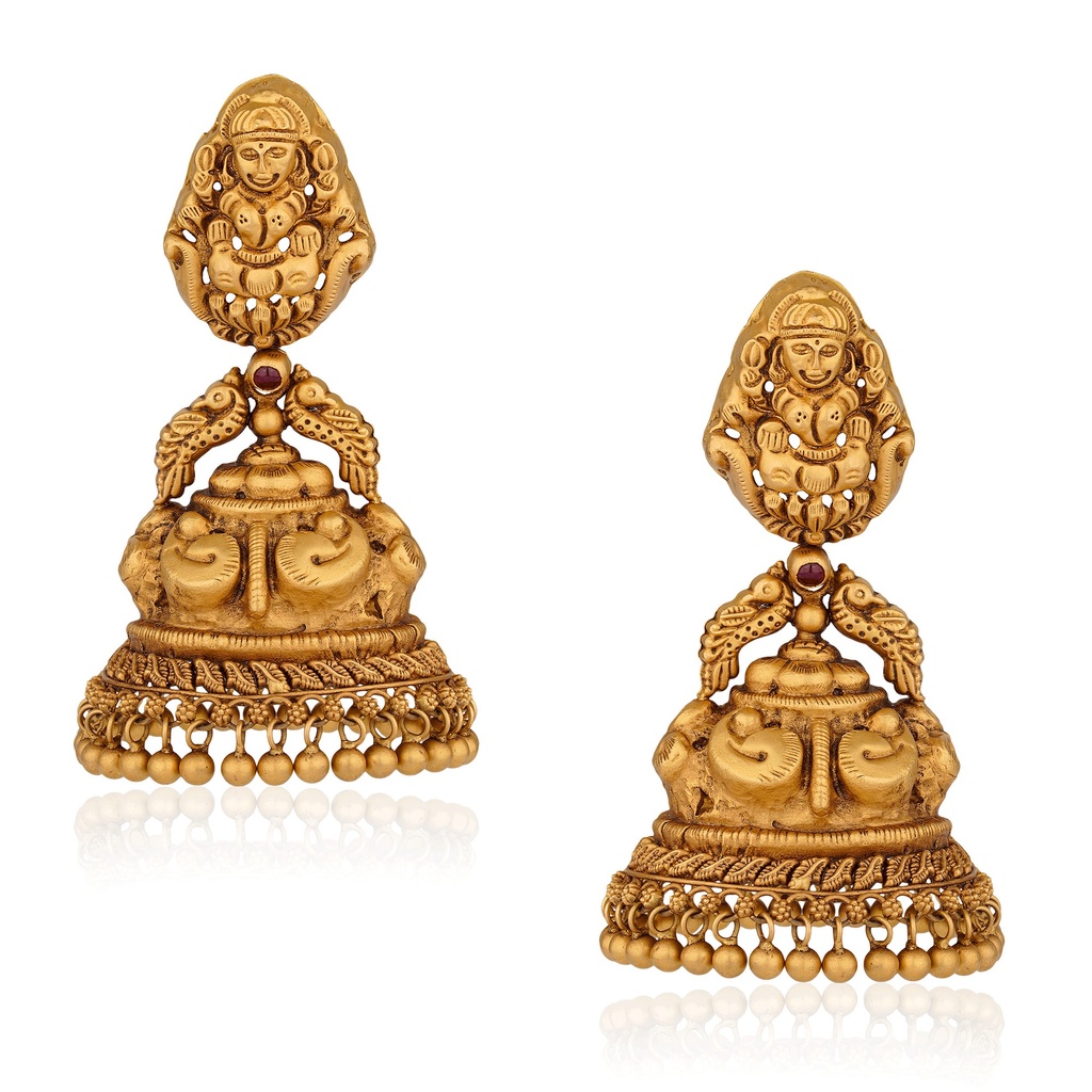 Gold Temple Earring