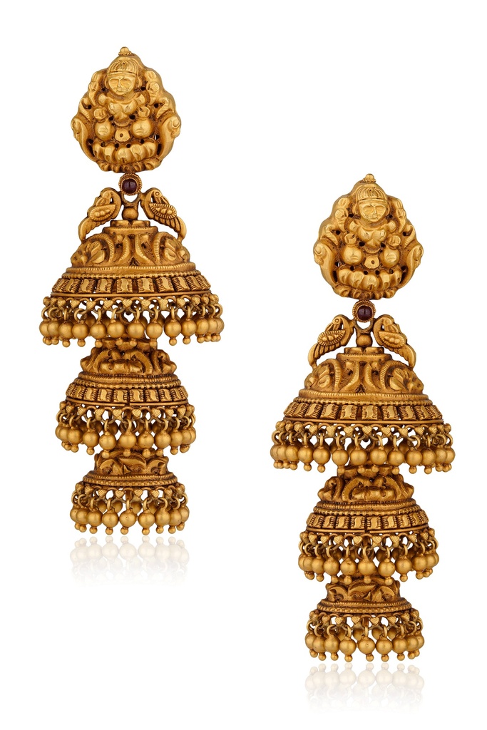 Gold Temple Earring
