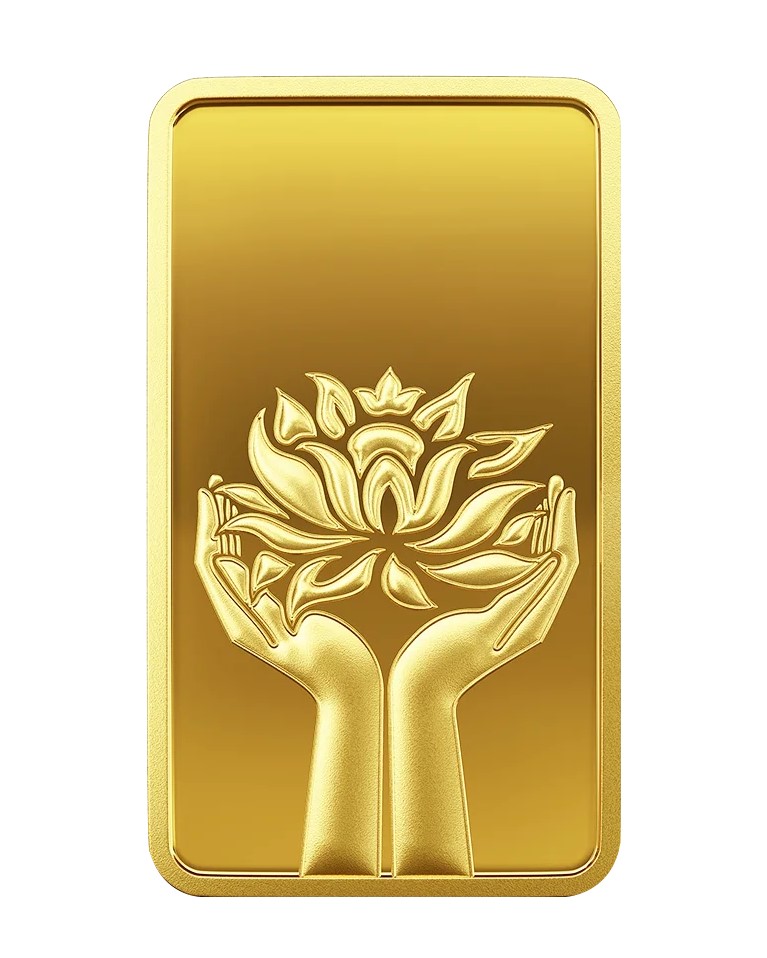 MMTC-PAMP Lotus (999.9) 10gm Gold Coin