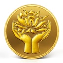 MMTC-PAMP Lotus (999.9) 8gm Gold Coin