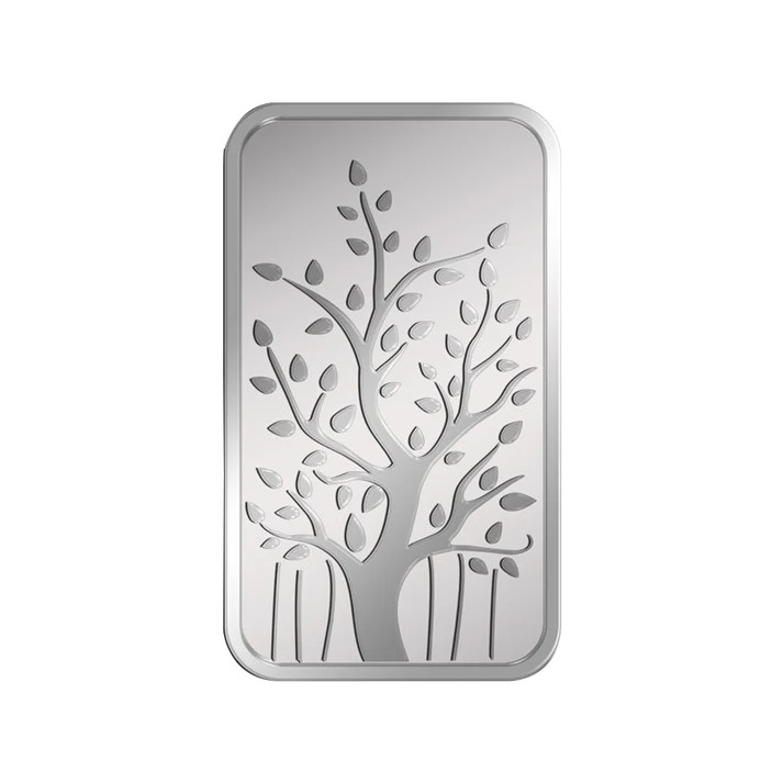 MMTC-PAMP Tree (999.9) 50gm Silver Coin