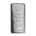 MMTC-PAMP Silver Casted Bar (999.9) 1kg