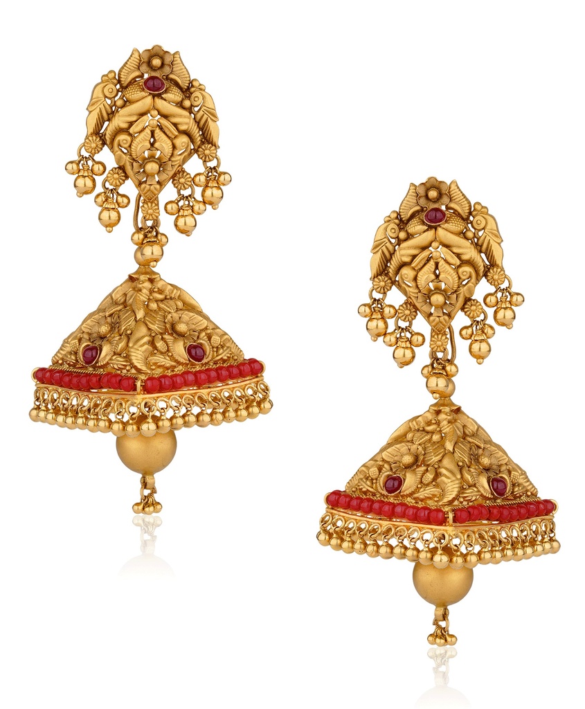 Gold Temple Earring
