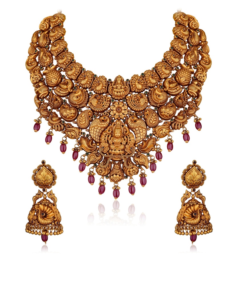 Temple Necklace Set