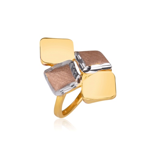 Tri Color Gold Ring