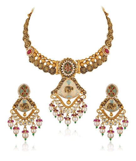 Gold Necklace Set