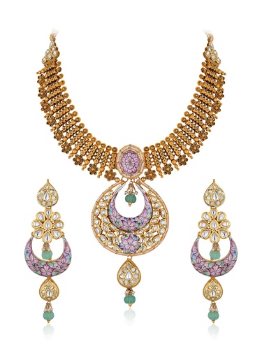 Gold Necklace Set