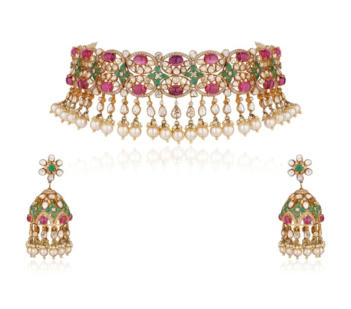 POLKI CHOKER SET