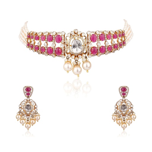 POLKI CHOKER SET