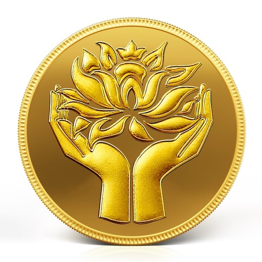 MMTC-PAMP Lotus (999.9) 8gm Gold Coin